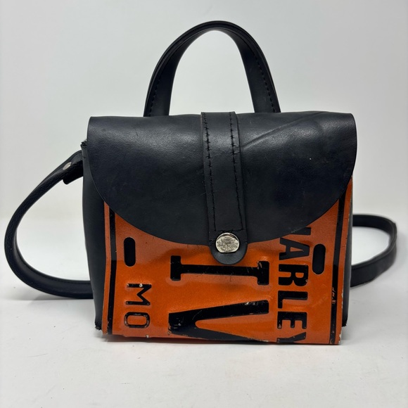 Little Earth Handbags - Harley-Davidson Little Earth License Plate Bag Purse Handbag Crossbody